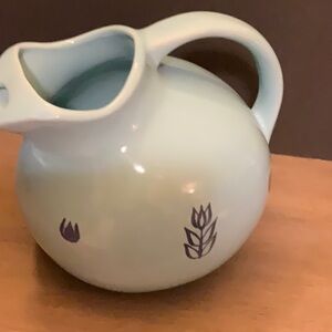 Elegant Blue Ceramic Pitcher